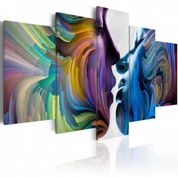 Tablou - Kiss of Colours 100x50 cm ieftin