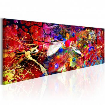 Tablou - Red Forest 120x40 cm ieftin