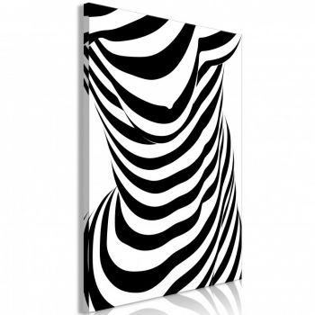Tablou - Zebra Woman (1 Part) Vertical 80x120 cm