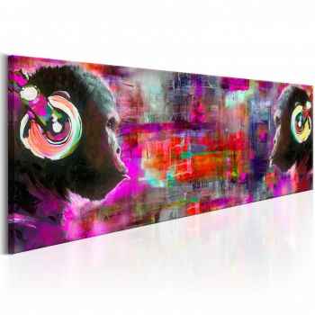 Tablou - Colours of Music 150x50 cm