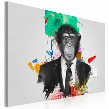 Tablou - Mr Monkey 120x80 cm