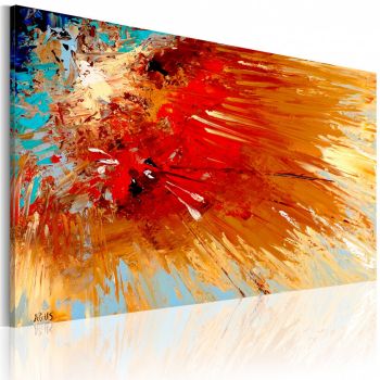 Tablou pictat manual - Explosion 90x60 cm ieftin