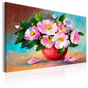 Tablou pictat manual - Spring Bunch 90x60 cm ieftin