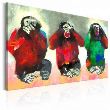 Tablou - Three Wise Monkeys 120x80 cm