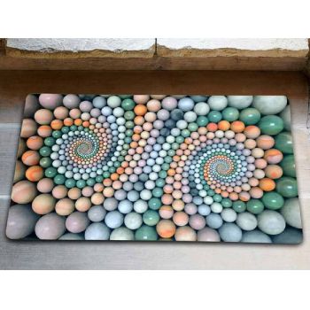 Covoras Intrare Colored Beads, 40x60 cm, Cauciucat