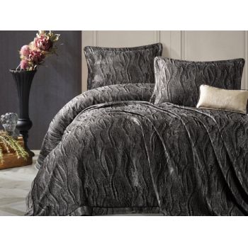 Cuvertura Smart Bed Carita Antracit (Jacquard) ieftina