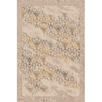 Covor Modern, Iris Paun, Bej/Auriu, 80x150 cm, 1800 gr/mp ieftin