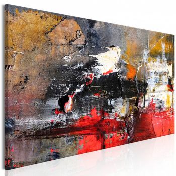 Tablou - Fiery Rush (1 Part) Narrow 150x50 cm