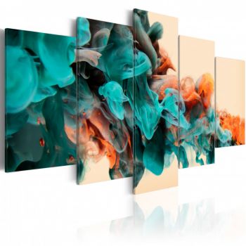 Tablou - Fury of colors 100x50 cm ieftin