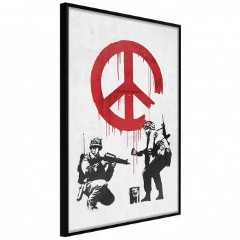 Poster - Banksy: CND Soldiers II, cu Ramă neagră, 20x30 cm la reducere