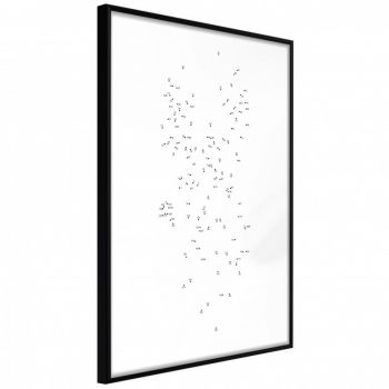 Poster - Connect the Dots, cu Ramă neagră, 30x45 cm la reducere