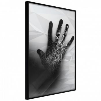 Poster - Electrifying Touch, cu Ramă neagră, 20x30 cm ieftin