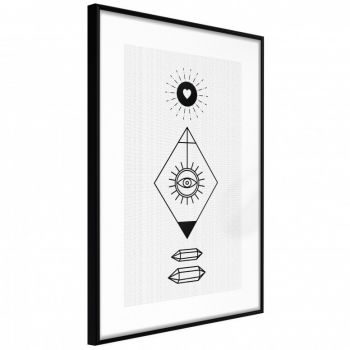 Poster - Intuition, cu Ramă neagră, 20x30 cm