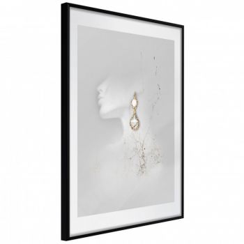 Poster - Jewelry is the Best Gift, cu Ramă neagră, 20x30 cm ieftin