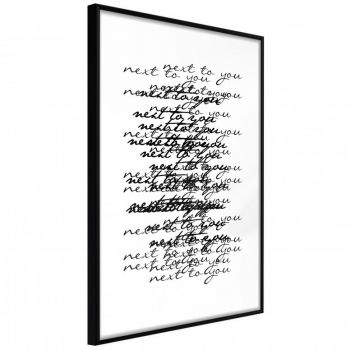 Poster - Love Letter, cu Ramă neagră, 20x30 cm