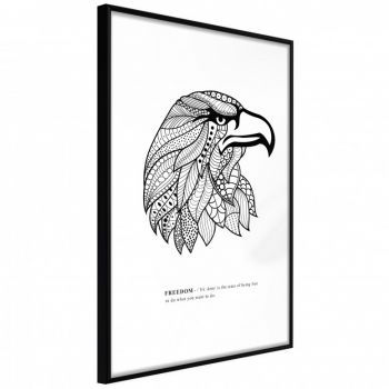 Poster - Symbol of Freedom, cu Ramă neagră, 20x30 cm