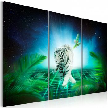 Tablou - Ice tiger 120x80 cm