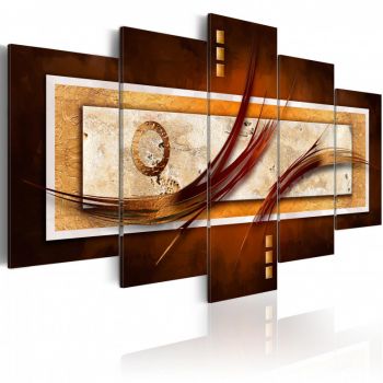 Tablou - Iridescent brown 200x100 cm ieftin
