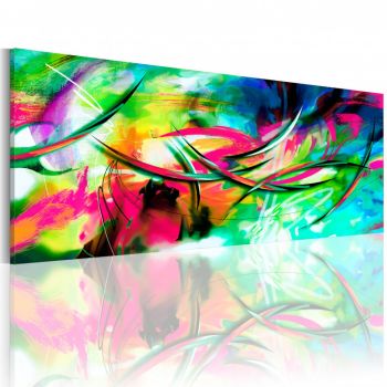 Tablou - Madness of color 120x40 cm