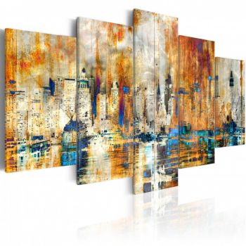 Tablou - Memory of the City 100x50 cm