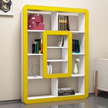 Biblioteca Orkide - Alb, Yellow