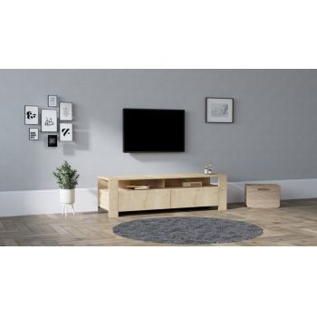 Comoda TV Combe - Sapphire Oak ieftina