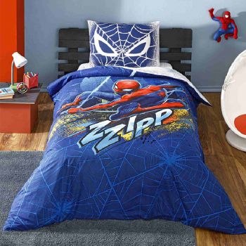 Lenjerie Copii Spiderman Blue City (Bumbac 100%) ieftina
