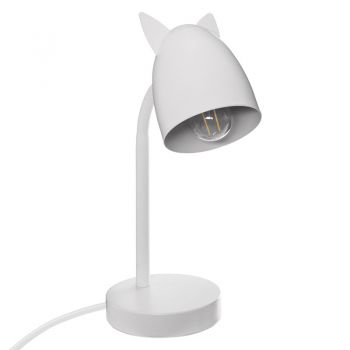 Lampa de birou Lucian E14 alb 18x12.5x31cm