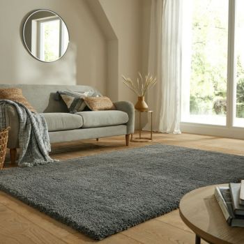 Covor Feather Soft CHARCOAL 160X230 cm, Flair Rugs