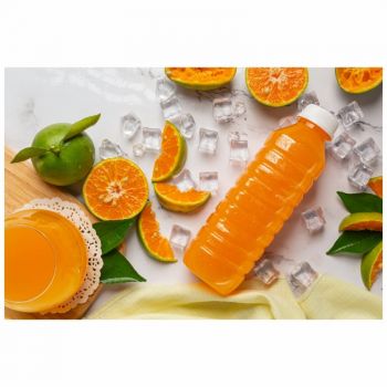 Tapet autoadeziv Premium, textura canvas, Fresh portocale, 130 x 87 cm