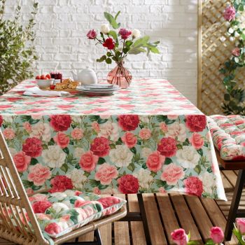 Față de masă din bumbac 137x229 cm Rose Garden – RHS