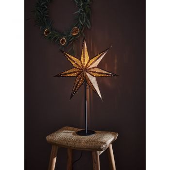 Decorațiune luminoasă de Crăciun Markslöjd Glitter, maro ieftina