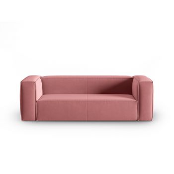 Canapea roz cu tapițerie din catifea 200 cm Mackay – Cosmopolitan Design