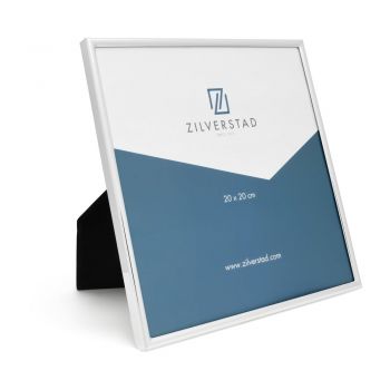 Ramă foto argintie de sine stătătoare/de suspendat din metal 20x20 cm Sweet Memory – Zilverstad ieftina