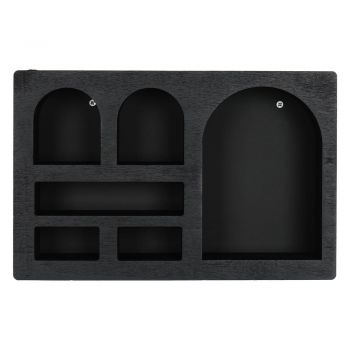 Raft negru etajat 35 cm Cry – Kalune Design ieftin