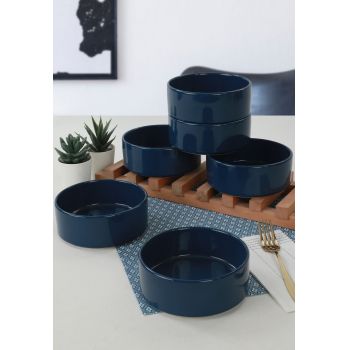 Set boluri ceramice ST038606F414A000000MAKA500, Albastru marin, 14 cm