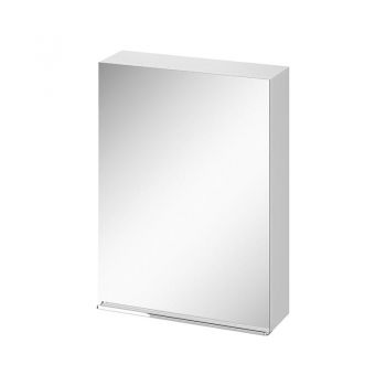Dulap cu oglindă, Cersanit, Virgo, 60 cm, alb