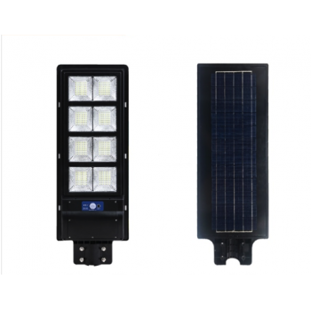 Lampa solara stradala LED 400W cu panou fotovoltaic cu 8 casete