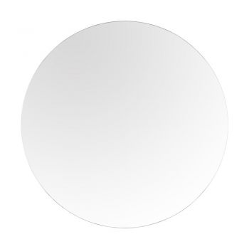 Oglindă de perete cu led ø 100 cm Luna – Mirrors and More