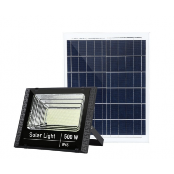 Proiector LED 500W cu panou solar