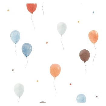 Tapet pentru copii 10 m x 50 cm Flying Ballons – Lilipinso