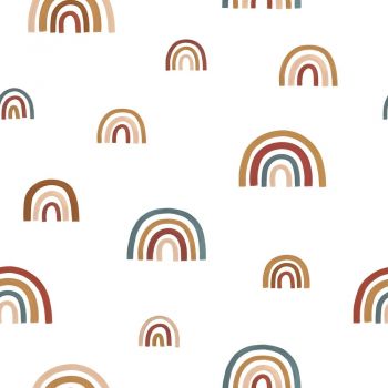 Tapet pentru copii 10 m x 50 cm Goodlooking Rainbows – Lilipinso