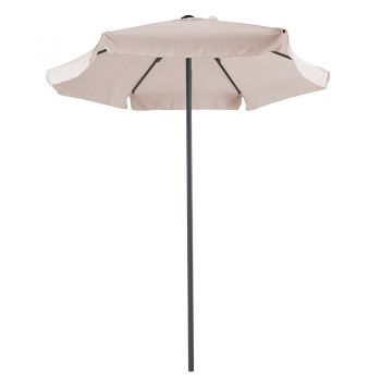 Umbrela profesionala Mongo o singura bucata de metal D2m bej-athracite ieftina