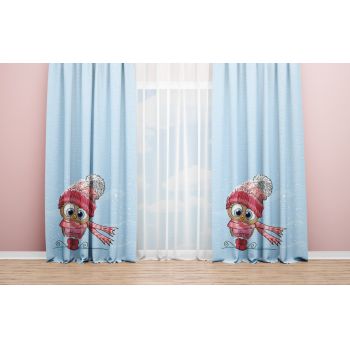 Draperie Birdy, Oyo Kids, 140x240 cm, poliester, multicolor ieftina