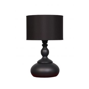 Lampa Casa Parasio, 15x15x35 cm, 1 x E27, 60 W, negru