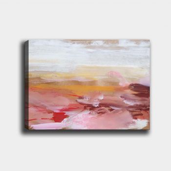 Tablou decorativ Abstract Dawn, Tablo center,100x140 cm, canvas, multicolor la reducere