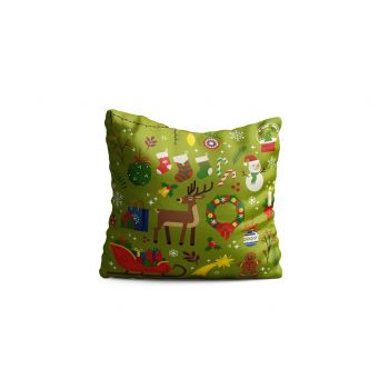 Perna decorativa Time, Oyo Kids, 43x43 cm, poliester, multicolor