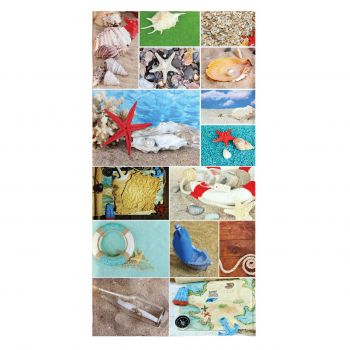 Prosop de plaja Ocean Adventure, Oyo Concept, 70x140 cm, policoton, multicolor