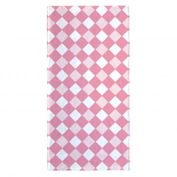 Prosop de plaja Pink Squares, Oyo Concept, 70x140 cm, policoton, multicolor ieftin