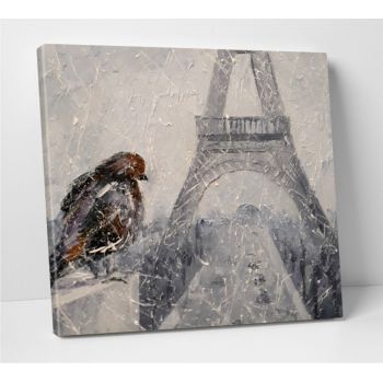 Tablou decorativ Eifel, Modacanvas, 50x50 cm, canvas, multicolor la reducere